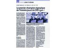A lire un magnifique article sur  Le verso de la médaille  dans le Progrès de Lyon. Félicitations au journaliste Philippe Perroud qui a bien compris l'esprit dans lequel le livre a été écrit.
