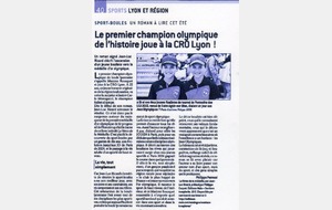 A lire un magnifique article sur  Le verso de la médaille  dans le Progrès de Lyon. Félicitations au journaliste Philippe Perroud qui a bien compris l'esprit dans lequel le livre a été écrit.