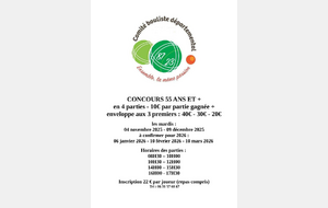 CONCOURS 55 ANS 2025 2026