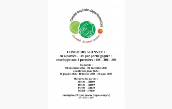 CONCOURS 55 ANS 2025 2026